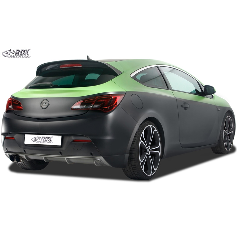 Rear bumper skirt 'Diffusor'  Opel Astra J GTC 2009-2015 excl. OPC (PUR)