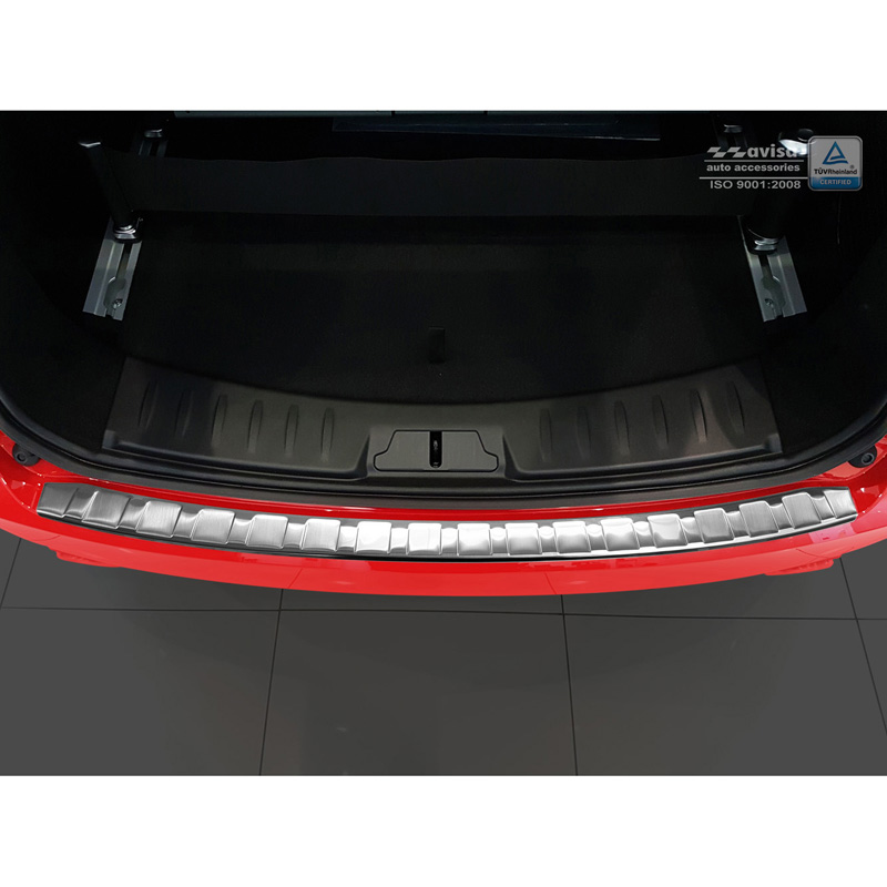 Stainless Steel Rear bumper protector  Jaguar E-Pace 2017-2020 & FL 2020- 'Ribs'