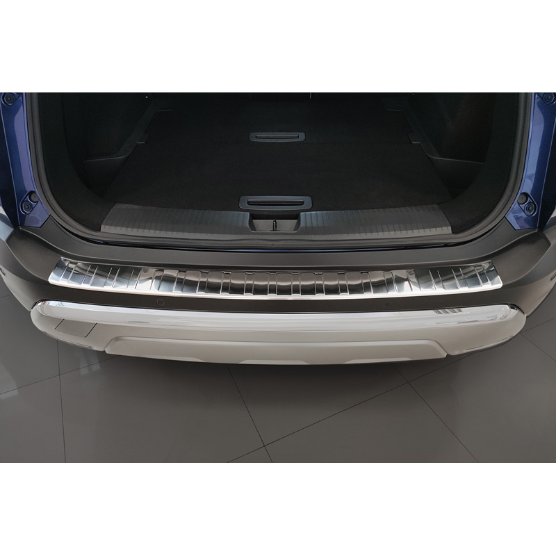 Stainless Steel Rear bumper protector  Nissan X-Trail IV (T33) 2021- 'Ribs'