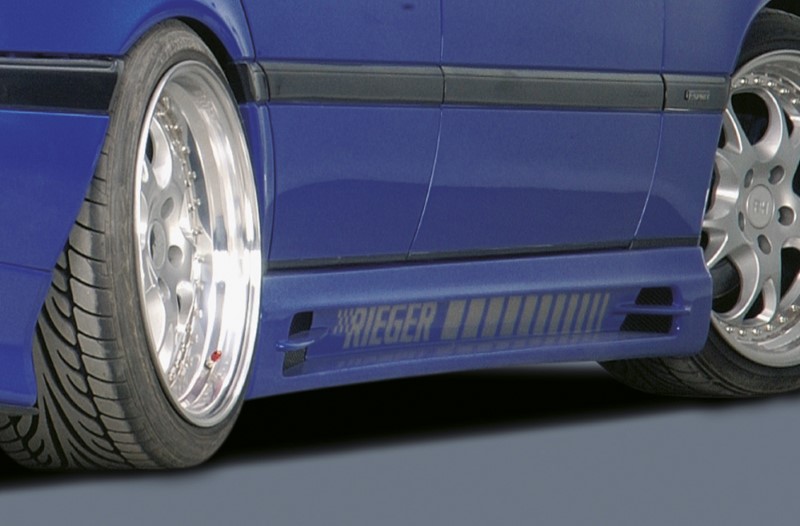 Sideskirts Mercedes W202 with 2 schacht and 2 uitsnedes Rieger
