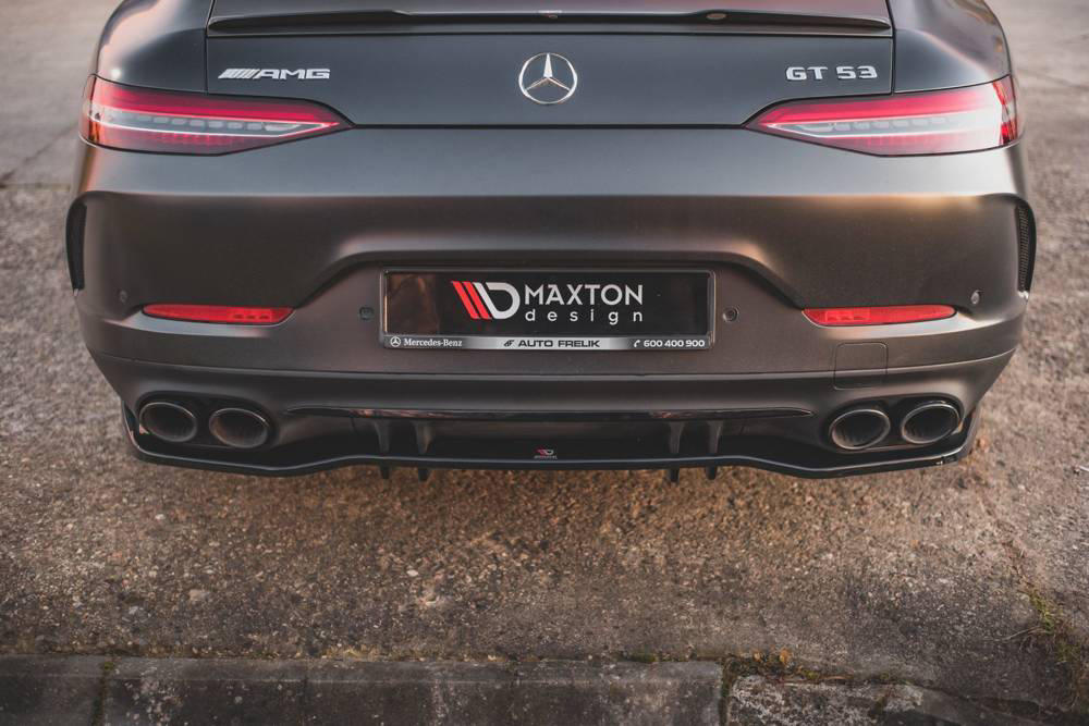 Achter Diffuser passend voor Mercedes-AMG GT 53 4 Deurs Coupe Glans Zwart