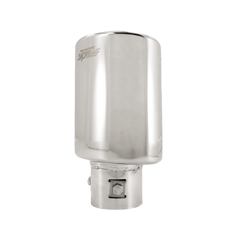 Simoni Racing Exhaust Tip Oval Inox - 119x76xL178mm - Installation ->55mm