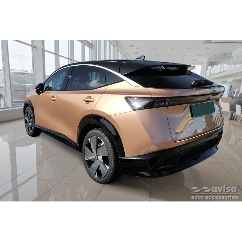 Stainless Steel Rear bumper protector  Nissan Ariya 2022- 'Ribs'