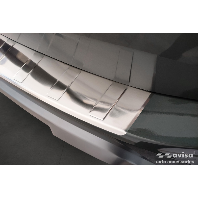 Stainless Steel Rear bumper protector  SsangYong Torres (J100) 2022- 'Ribs'