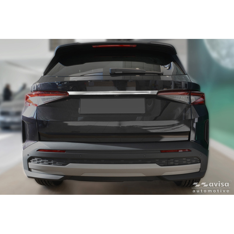 Avisa Brushed Stainless Steel Trunk Tailgate Trim Cover  Skoda Elroq 2025-