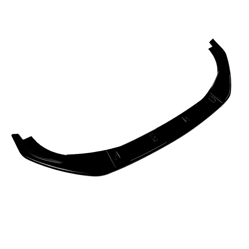 Front spoiler lip  Volkswagen Golf VI GTi 2008-2012 (Glossy Black ABS)