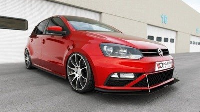 RACING Voorspoiler passend voor VW Polo MK5 GTI FACELIFT