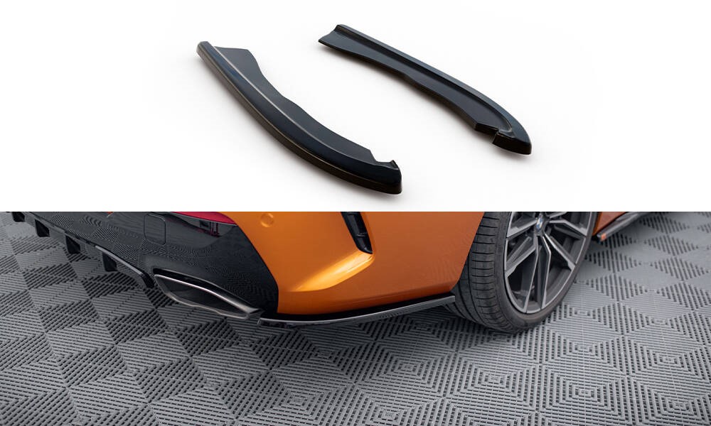 Zij Diffuser passend voor BMW 4 Serie M440i G22 Maxton Glans Zwart V.1