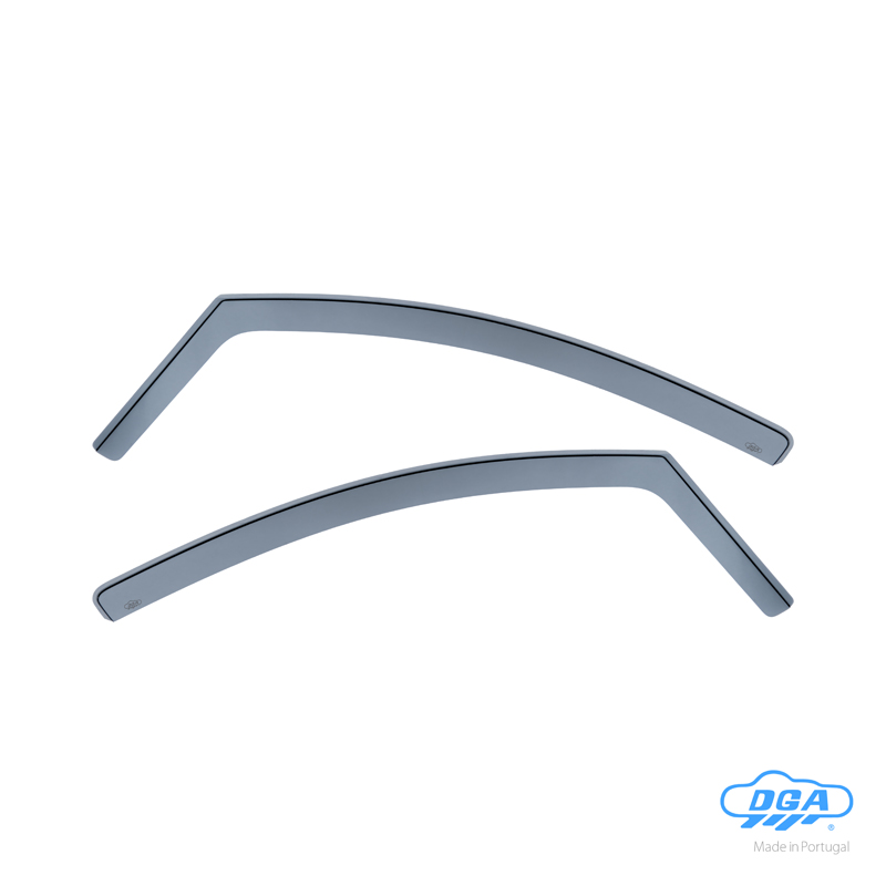 DGA Wind Deflectors  Peugeot 207 HB 3-doors 2006-2013 (2-pieces)