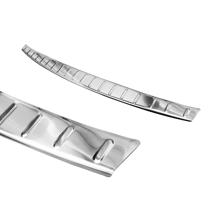 Stainless Steel Rear bumper protector  Mercedes CLA II (X118) Shooting Brake 2019- 'Ribs'