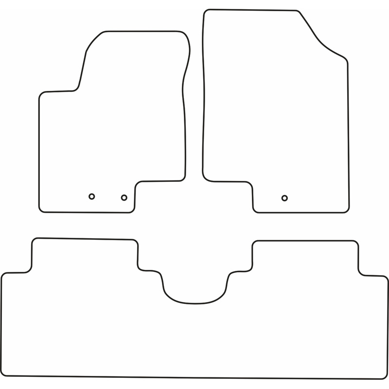 Set car mats  Hyundai ix20 2011-