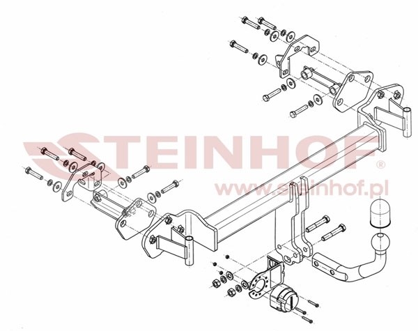 Trekhaak BMW 3 Serie Cabrio (E46) 04/2000-2006