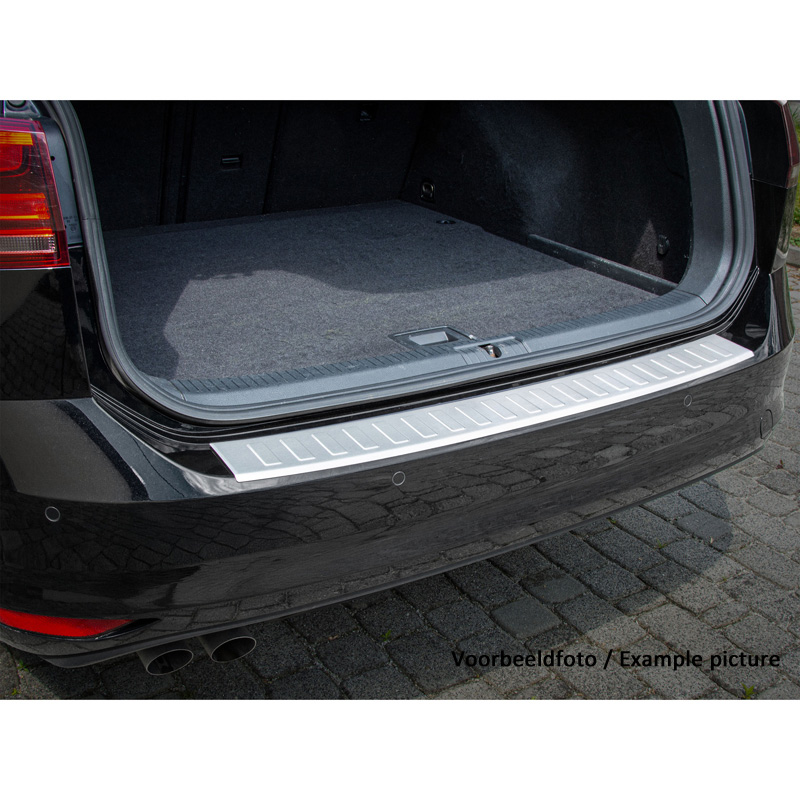 MAX6 Brushed stainless steel rear bumper protector  Audi A4 (B9) Avant S-Line 2015-2021
