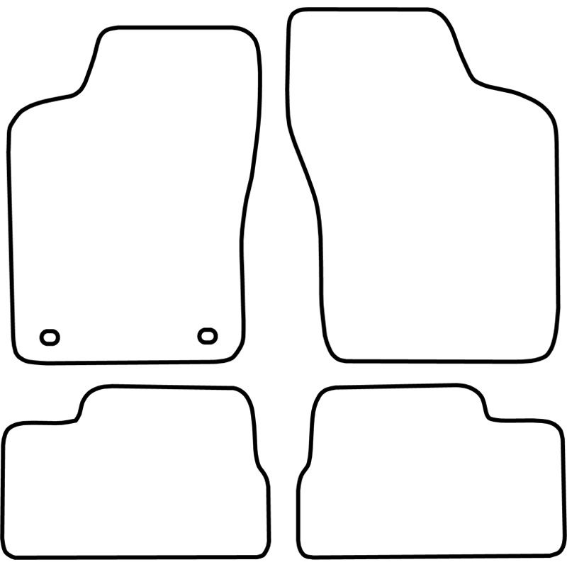 Set car mats  Daewoo Nexia 1995-1997
