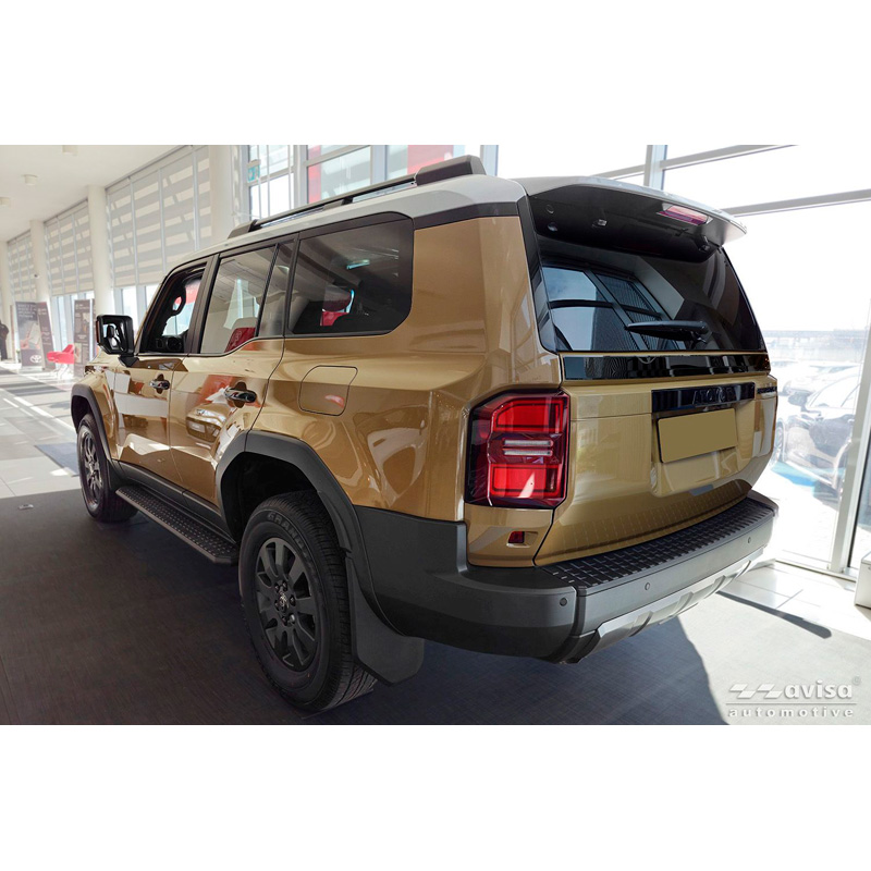 Avisa Black Chrome Stainless Steel Tailgate Trim  Toyota Landcruiser (J25) 2024-