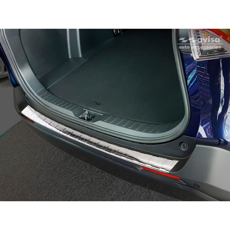 Stainless Steel Rear bumper protector  Toyota RAV4 (5th Gen) 2018- & Suzuki Across 2020- 'Ribs'