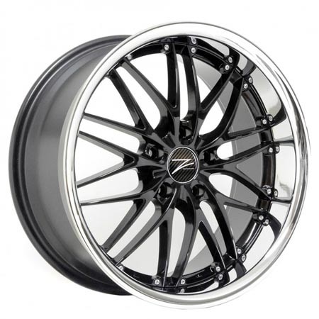 Z-Performance Two Gloss Black Inox 8x18 5x120 ET38 Velgen