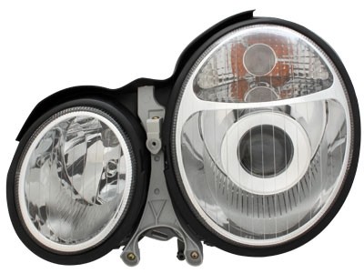 Headlights Mercedes E-Class W210 99-01 Chrome