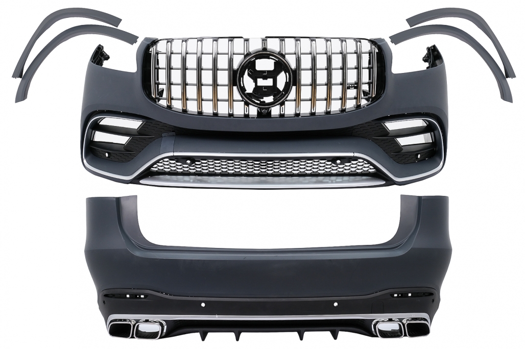Bodykit passend voor Mercedes GLS X167 Chroom AMG Look