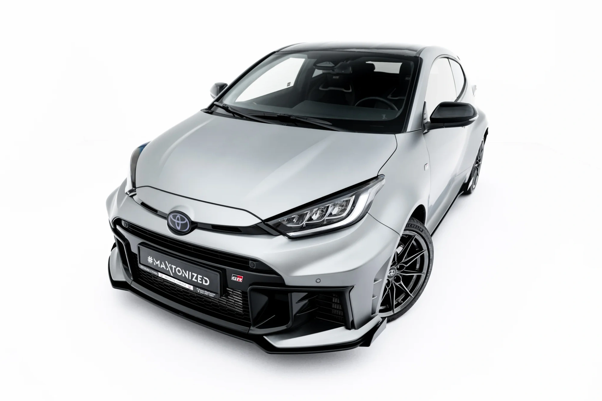 Front Spoiler Toyota GR Yaris Mk4 Facelift – Maxton Street Pro Front Splitter + Flaps
