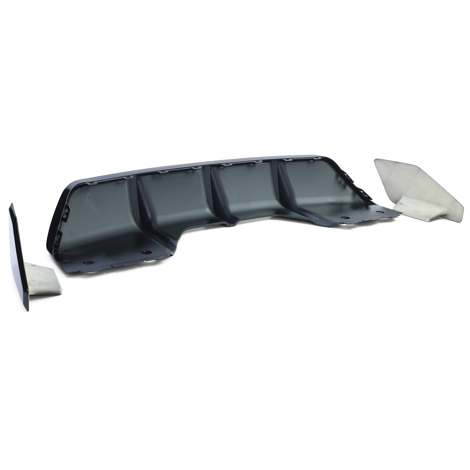 Diffuser passend voor BMW X6 F16 14-19 Performance Look Glans Zwart