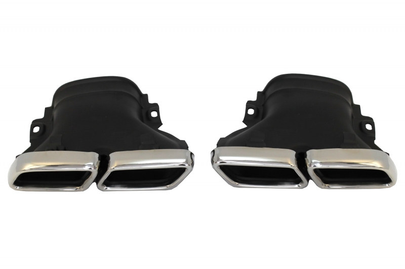 Diffuser passend voor Mercedes GLC C253 COUPE (2015-..) GLC63 Uitlaat sierstukken