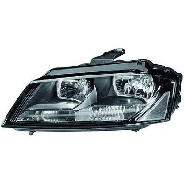 Koplamp links AUDI A3 08->> HELLA H7+H7
