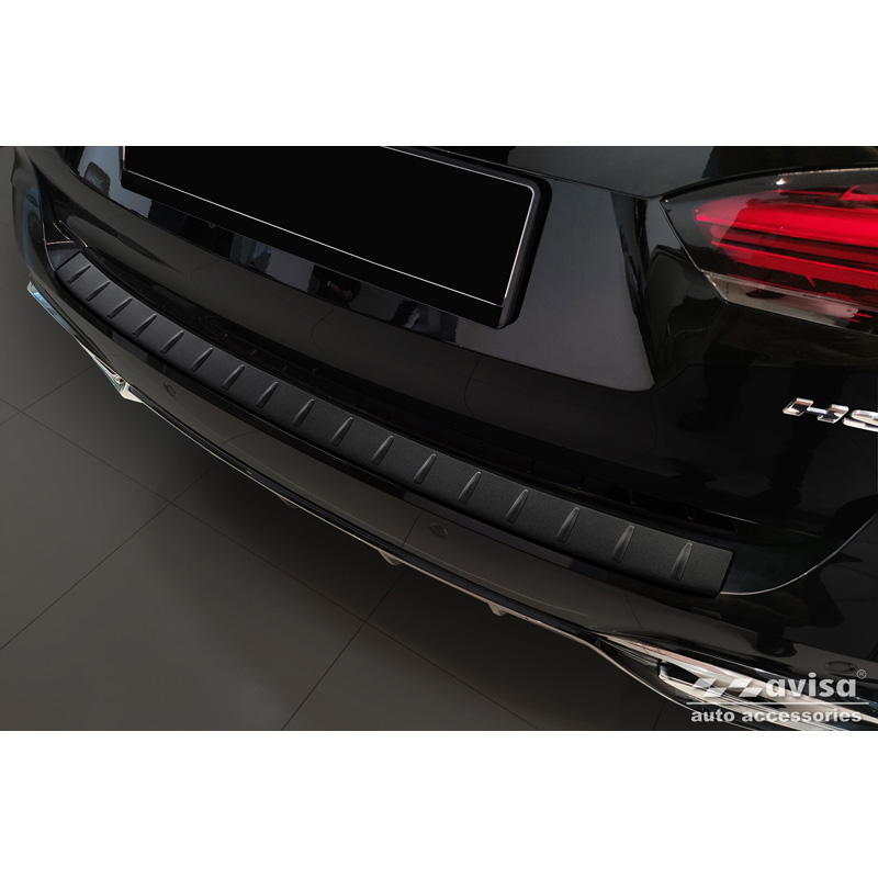 Matt Black Stainless Steel Rear bumper protector  MG (E)HS Facelift 2020-2023 & Facelift 2023-2024 'Ribs'