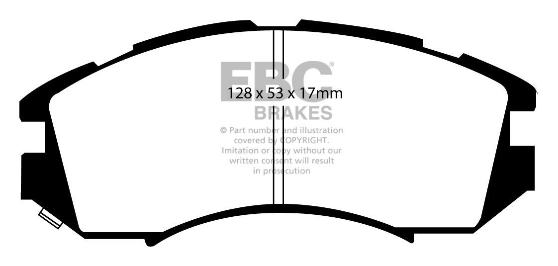 EBC Brakes SUBARU Impreza 1.5 93-96 Remblokken voorzijde greenst