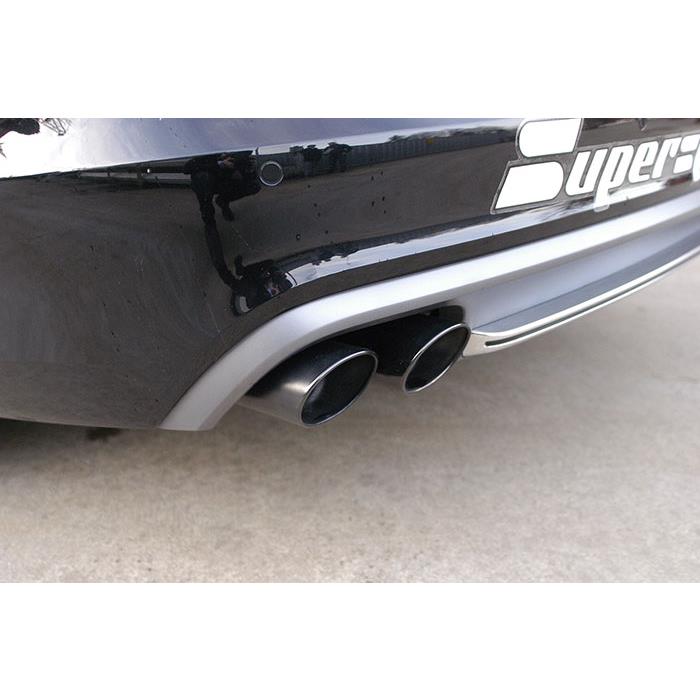 AUDI A6 C7 4G (Sedan + Avant) QUATTRO 3.0 TFSI V6 (300 Hp) 2011 -> 2012 Rear pipe Left 100x75 BLACK