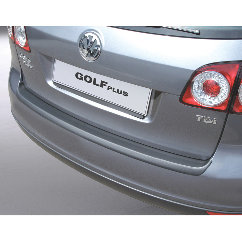 ABS Rear bumper protector  Volkswagen Golf V Plus Black