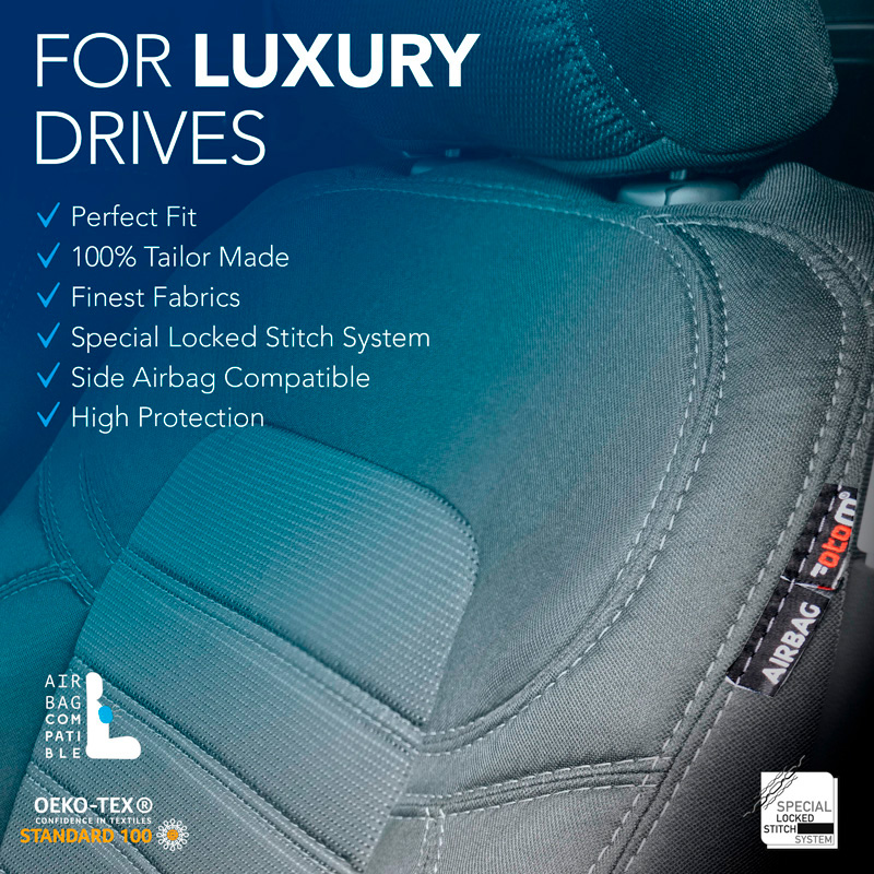 Original Design Textile seat covers 1+1  Maxus E-Deliver 3 2020-
