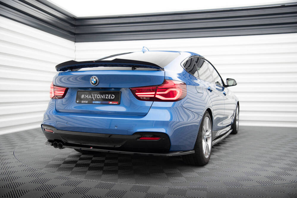 Diffuser passend voor BMW 3 Serie M Pakket GT F34 FL Maxton Glans Zwart
