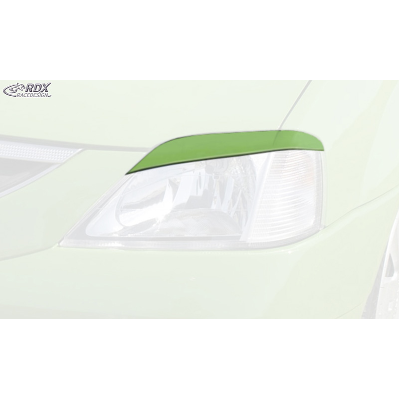 Head light spoilers  Dacia Logan -2008 (ABS)