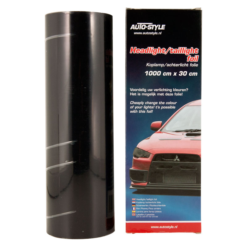 Head/Tail light foil - Light Black - 1000x30 cm