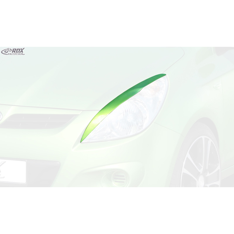 Head light spoilers  Hyundai i20 PB/PBT 2008-2012 (ABS)