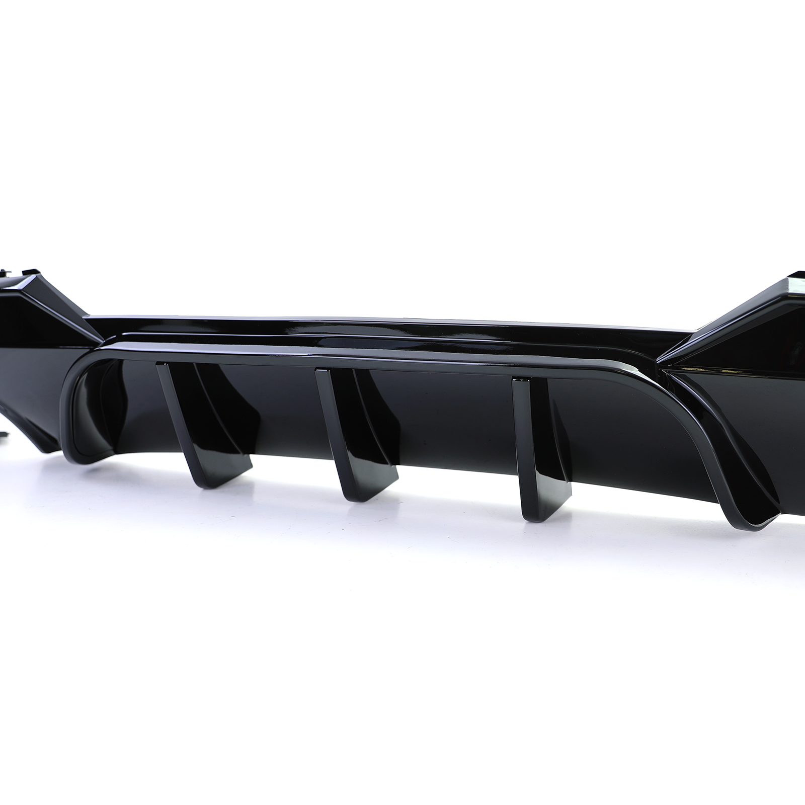 Diffuser passend voor BMW 4 Serie M Pakket G22 G23 Glans Zwart