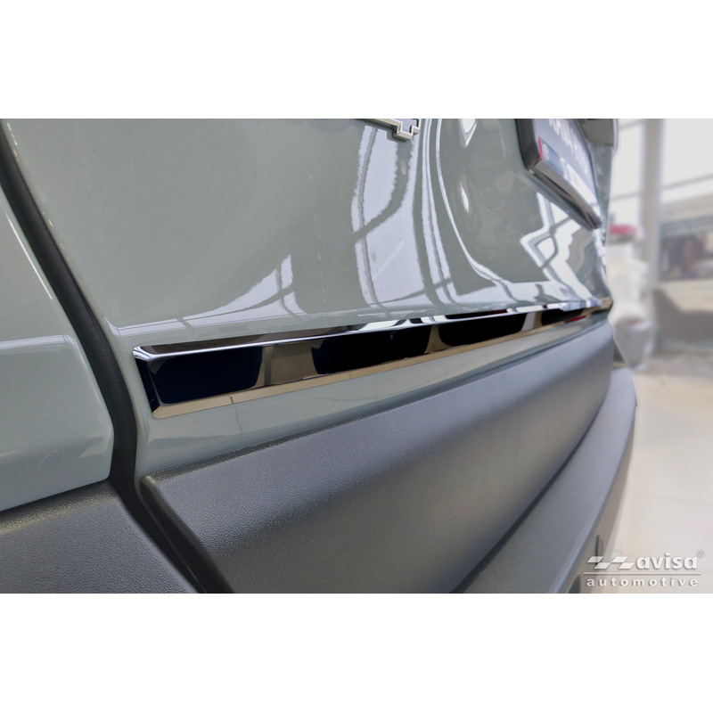 Avisa Black Chrome Stainless Steel Tailgate Trim  Toyota RAV4 V (A5) 2018-