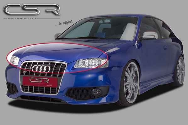 hoodextension Audi A3 CSR SF-line Single Frame