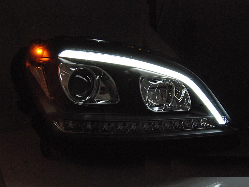 Headlights Mercedes M-Class W164 05-08 LED Tube