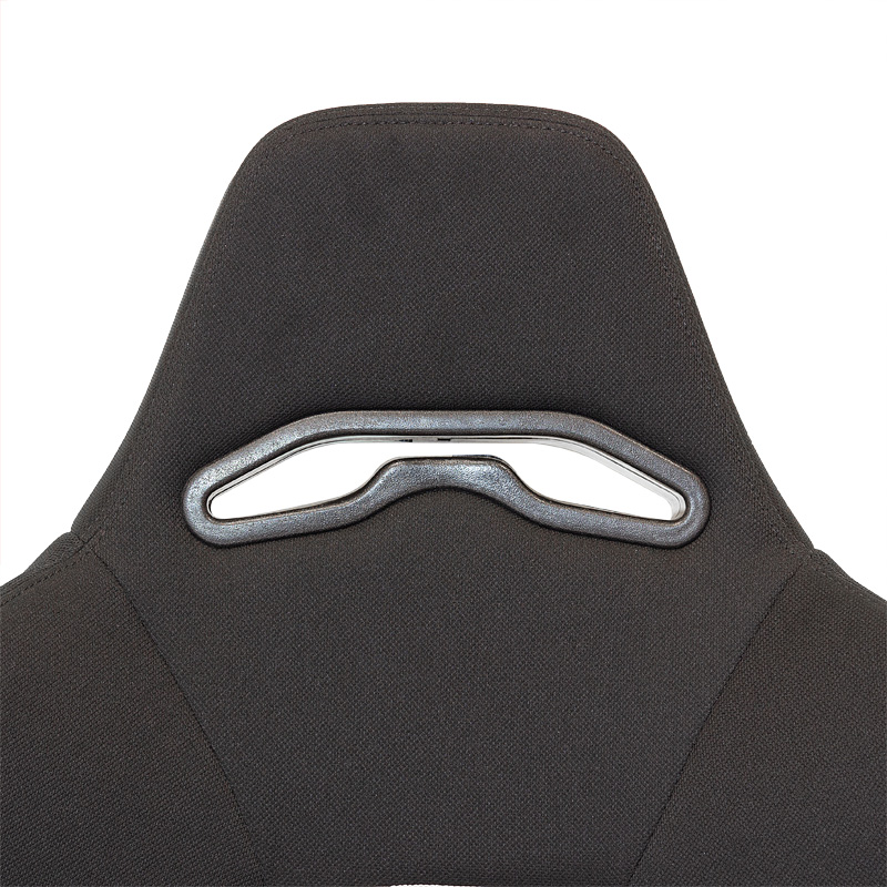 Sport seat 'Eco' - Black/Grey - Right-side reclinable back-rest - incl. slides