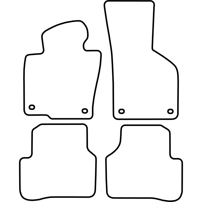 Set car mats  Volkswagen Passat 2005-2007