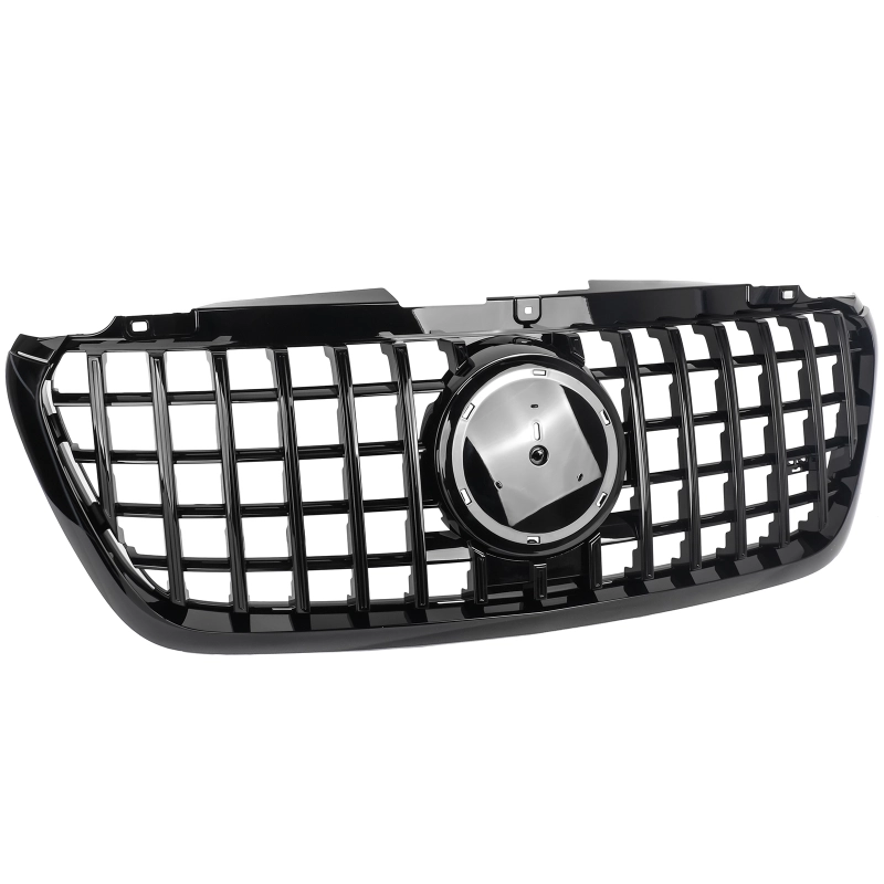 Grill passend voor Mercedes Sprinter W907 W910 18- Zwart AMG Look