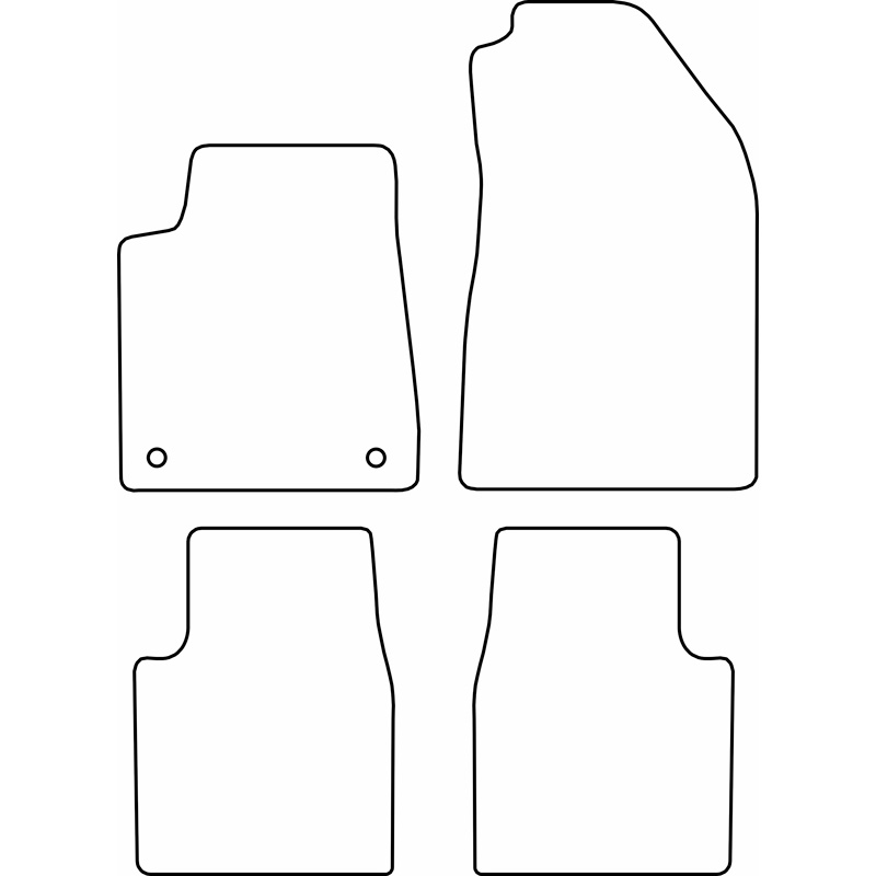 Set car mats  Citroën C3 Aircross 2024-