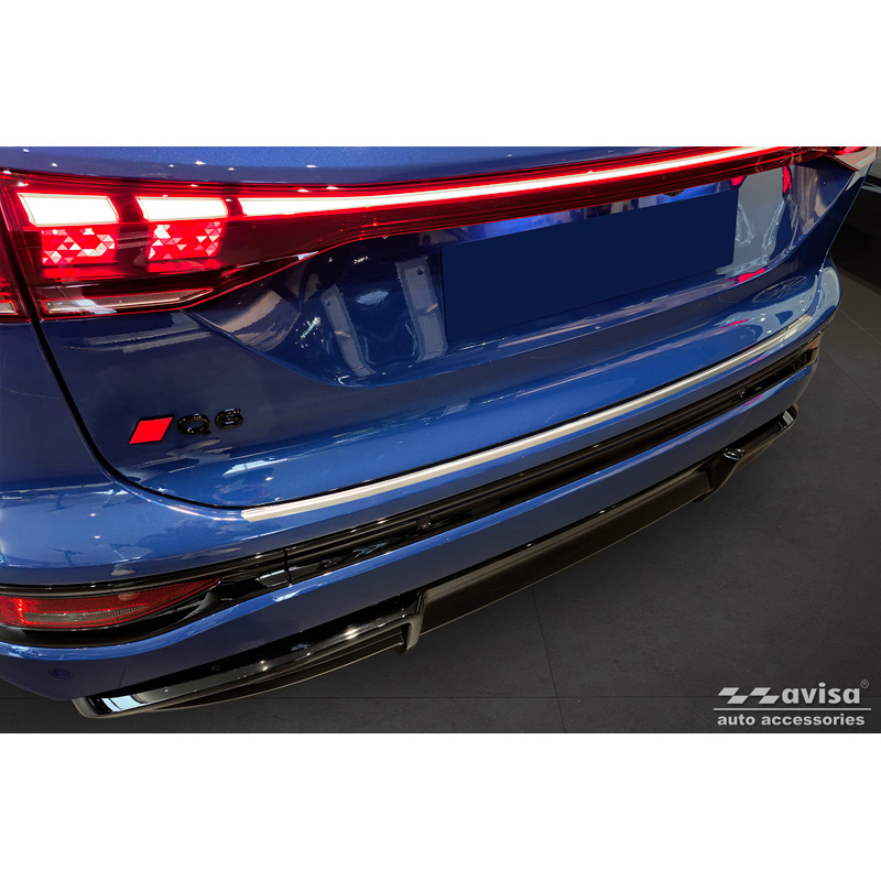 Avisa Stainless Steel Rear bumper protector  Audi Q6 e-tron (GFB) 2024- 'Shadow Premium'