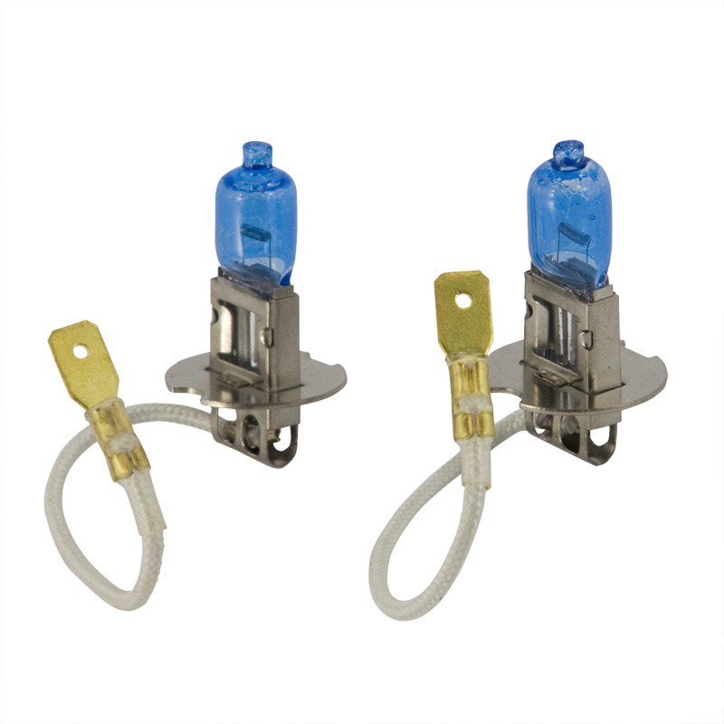 SuperWhite Blue H3 55W/12V/4200K Halogen Bulbs, set of 2 pieces (E13)