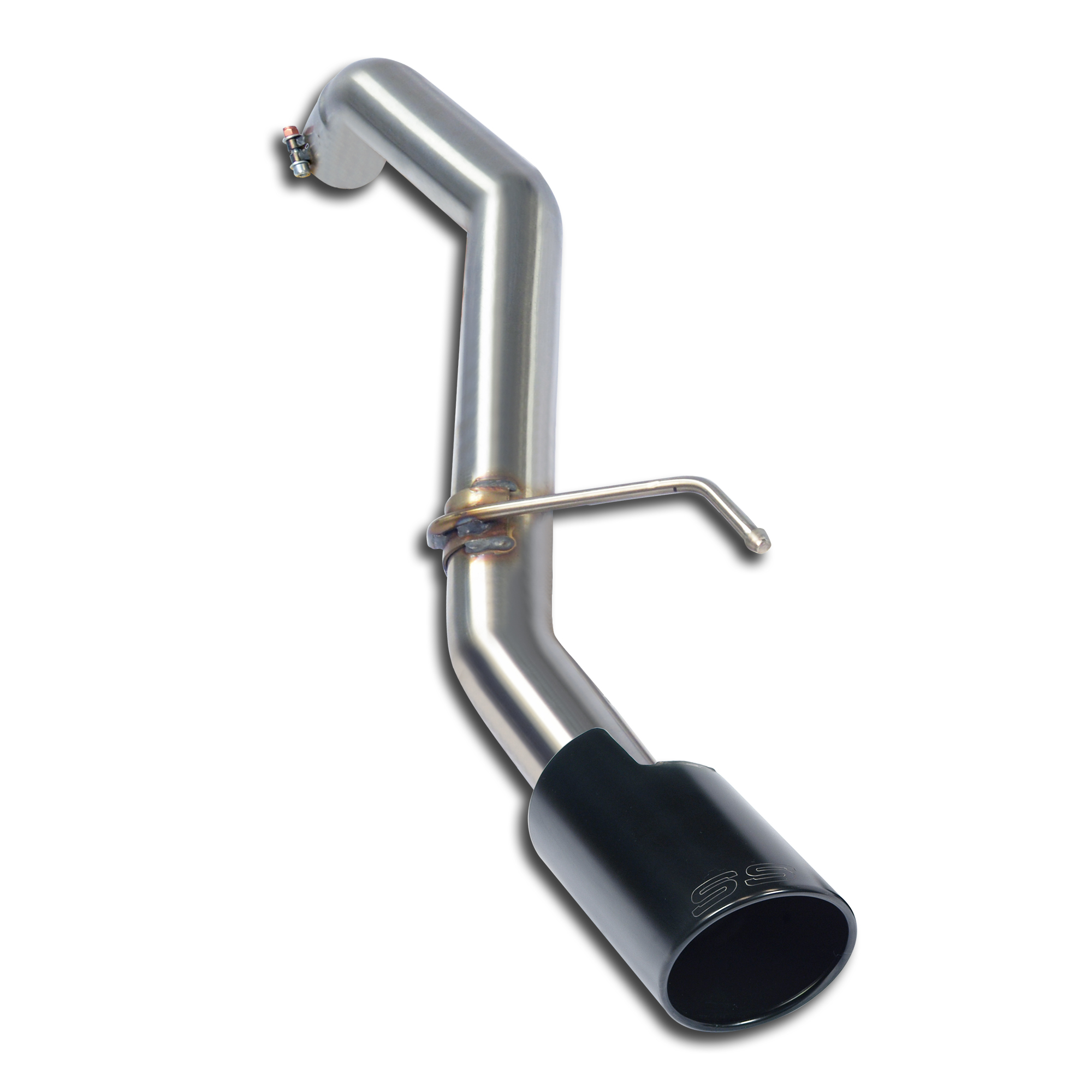 695 ABARTH 1.4T "Biposto" (190 Hp) "Monotubo" 2014 Rear pipe O100 BLACK