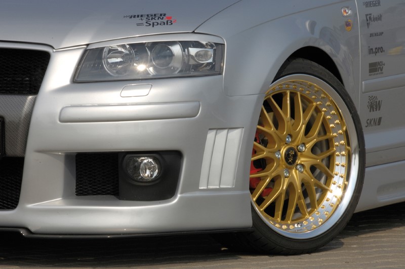 Frontbumper Carbon-Look Audi A3 8P R-frame SRA Rieger