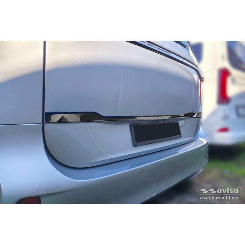 Avisa Black Chrome Stainless Steel Tailgate Trim  Volkswagen ID.Buzz 2022- (with rear hatch)