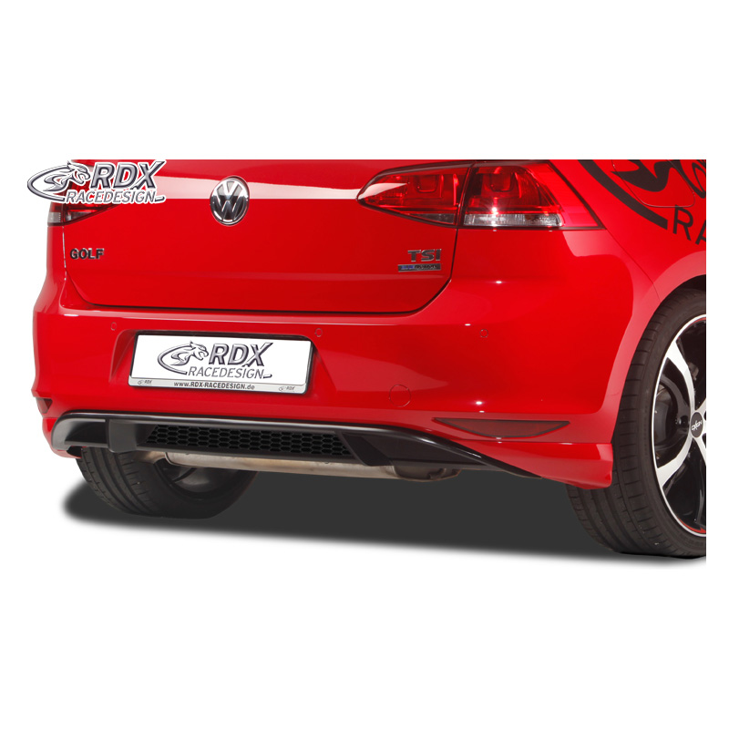 Rear bumper skirt 'Diffuser'  Volkswagen Golf VII HB 3/5-doors 2012- 'GTI-Look' excl. GTi/GTD (PUR)
